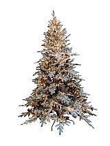 ΧΡΙΣΤΟΥΓΕΝΝΙΑΤΙΚΟ ΔΕΝΤΡΟ ΧΙΟΝΙΣΜΕΝΟ 210ΕΚ  ΔΙΑΜΕΤΡΟΣ 150ΕΚ.PE-PVC ΜΕ 2364 ΚΛΑΔΙΑ ΚΑΙ 2599 ΦΩΤΑ LED