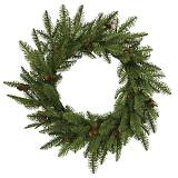 ΧΡΙΣΤΟΥΓΕΝΝΙΑΤΙΚΟ ΣΤΕΦΑΝΙ ΕΛΑΤΟ ΜΕ ΚΟΥΚΟΥΝΑΡΙΑ - 61x18x61cm 8/ΚΙΒ