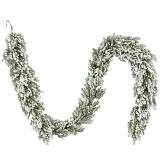 ΧΡΙΣΤΟΥΓΕΝΝΙΑΤΙΚΗ ΓΙΡΛΑΝΤΑ ΕΛΑΤΟ ΧΙΟΝΙΣΜΕΝΗ - 12x9x180cm 2/12ΚΙΒ