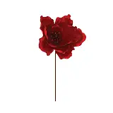 ΧΡΙΣΤΟΥΓΕΝNΙΑΤΙΚΟ ΠΙΚ ΛΟΥΛΟΥΔΙ ΒΥΣΣΙΝΙ/ΚΟΚΚΙΝΟ ME ΓΚΛΙΤΕΡ - Φ20 Υ30cm 360/ΚΙΒ