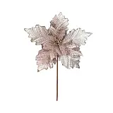 ΧΡΙΣΤΟΥΓΕNΝΙΑΤΙΚΟ ΚΛΑΔΙ ΑΛΕΞΑΝΔΡΙΝΟ ΡΟΖ/ΧΡΥΣΟ ΜΕ ΓΚΛΙΤΕΡ - Φ28cm Υ30cm 360/ΚΙΒ