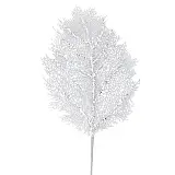 ΧΡΙΣΤΟΥΓΕΝΝΙΑΤΙΚΟ ΚΛΑΔΙ ΚΟΡΑΛΙ ΛΕΥΚΟ ΜΕ ΓΚΛΙΤΕΡ - Υ96cm 360/ΚΙΒ