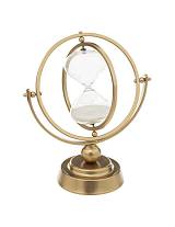 Κλεψύδρα μεταλ.βάση υδρόγειου 20,7x 11 x 25 cm