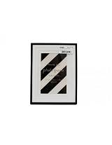 Κορνίζα ριγέ μαυρόασπρη 10Χ15