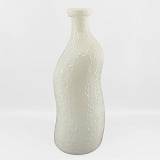 ROMAIN ΒΑΖΟ 15.5x15.5x40cm ΓΥΑΛΙ ΑΣΠΡΟ