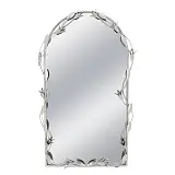 ΜΕΤΑΛΛΙΚΟΣ ΚΑΘΡΕΦΤΗΣ ΤΟΙΧΟΥ ΑΣΗΜΙ ΚΛΑΡΕΣ ΦΥΛΛΩΝ - 66x8x108.5cm 1/KIB