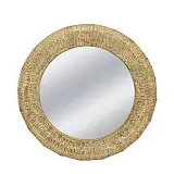 ΜΕΤΑΛΛΙΚΟΣ ΚΑΘΡΕΦΤΗΣ ΤΟΙΧΟΥ ΧΡΥΣΟ ΚΥΚΛΟΣ/ΧΥΤΟΣ - Φ85.5x5.5cm 1/KIB