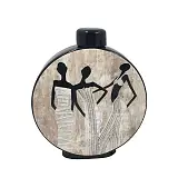 ΚΕΡΑΜΙΚΟ ΚΥΚΛΙΚΟ ΚΟΥΠ ΜΕ ΚΑΠΑΚΙ ΜΕΓΑΛΟ 3 ΑΦΡΙΚΑΝΕΣ ΓΥΝΑΙΚΕΣ - 28x9x33cm 4/KIB