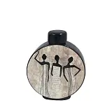 ΚΕΡΑΜΙΚΟ ΚΥΚΛΙΚΟ ΚΟΥΠ ΜΕ ΚΑΠΑΚΙ ΜΙΚΡΟ 3 ΑΦΡΙΚΑΝΕΣ ΓΥΝΑΙΚΕΣ - 23x9x28cm 4/KIB