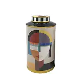 ΚΕΡΑΜΙΚΟ ΚΟΥΠ ΜΕΓΑΛΟ ΜΕ ΚΑΠΑΚΙ ΧΡΩΜΑΤΑ ΓΥΝΑΙΚΕΙΟ ΠΡΟΣΩΠΟ - Φ16x31cm 4/KIB