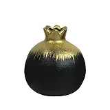 ΚΕΡΑΜΙΚΟ ΡΟΔΙ ΜΕΣΑΙΟ ΜΑΥΡΟ/ΧΡΥΣΟ ΟΜΠΡΕ ΕΦΕ - 10.9cm 6/36ΚΙΒ