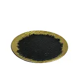 ΚΕΡΑΜΙΚH ΠΙΑΤΕΛΑ ΜΑΥΡΟ/ΧΡΥΣΟ ΟΜΠΡΕ ΕΦΕ ΣΤΡΟΓΓΥΛΗ - Φ29.2cm 3/24ΚΙΒ