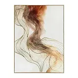 ΠΙΝΑΚΑΣ ΚΑΜΒΑΣ ΑΦΗΡΗΜΕΝΟ ΕΚΡΟΥ/ΚΑΦΕ ΑΝΑΓΛΥΦΟ ΕΦΕ ΣΕ ΚΟΡΝΙΖΑ - 60x80x3.5cm 15/ΚΙΒ