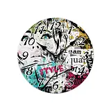 ΔΙΑΚΟΣΜΗΤΙΚΟ ΩΡΟΛΟΪ ΤΟΙΧΟΥ MDF - ΓΥΝΑΙΚΕΙΟ ΠΡΟΣΩΠΟ Φ33cm 12/ΚΙΒ