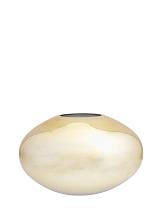 ΧΕΙΡΟΠΟΙΗΤΟ ΒΑΖΟ ΑΠΌ ΦΥΣΗΤΟ ΓΥΑΛΙ ΧΡΥΣΟ 35Χ35Χ20,5ΕΚ