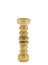 ΓΥΑΛΙΝΟ ΚΗΡΟΠΗΓΕΙΟ ΦΥΣΙΤΟ ΜΠΕΖ ΠΡΑΣΙΝΟ 10,5Χ10,5Χ34ΕΚ