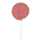 ΧΡΙΣΤΟΥΓΕΝNΙΑΤΙΚΟ ΠΙΚ ΓΛEIΦΙΤΖΟΥΡΙ ΡΙΓΕ ΚΟΚΚΙΝΟ/ΑΣΠΡΟ ΣΤΡΟΓΓΥΛΟ - Φ23cm Y49cm 360/ΚΙΒ