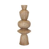 AEON ΒΑΖΟ 25.5x25.5x71cm MgO ΓΚΡΙ ΑΝΤΙΚΕ ΑΝΟΙΧΤΟ