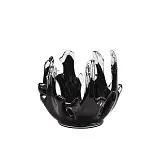 ΜΠΩΛ ΑΠΟ ΦΥΣΗΤΟ ΓΥΑΛΙ ΚΟΡΑΛΛΙ ΜΑΥΡΟ/ΔΙΑΦΑΝΟ - Φ16.5x15cm 12/ΚΙΒ