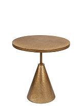 ΜΕΤΑΛΛΙΚΟ ΤΡΑΠΕΖΙ ΧΡΥΣΟ ΣΦΥΡΙΛΑΤΟ 60,5Χ60,5Χ65,5ΕΚ