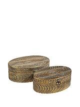 ΜΕΤΑΛΛΙΚΑ ΧΡΥΣΑ ΚΟΥΤΙΑ ΣΕΤ 2 ΤΕΜ 29,5Χ21,5Χ10,5ΕΚ ΚΑΙ 25Χ17,5Χ9,5ΕΚ