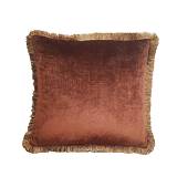 TRES ΔΙΑΚΟΣΜΗΤΙΚΟ ΜΑΞΙΛΑΡΙ 45x45cm ΥΦΑΣΜΑ TERRACOTTA POLYESTER