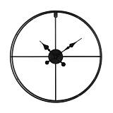 TEMPUS ΡΟΛΟΪ ΤΟΙΧΟΥ 60x60x7cm ΜΕΤΑΛΛΟ ΜΑΥΡΟ