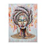 BAHIYA ΠΙΝΑΚΑΣ ΔΙΑΚΟΣΜΗΣΗΣ 90x120x4cm ΚΑΜΒΑΣ ΠΟΛΥΧΡΩΜΟ