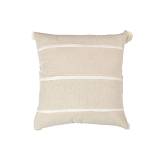 AMMOS 7 ΔΙΑΚΟΣΜΗΤΙΚΟ ΜΑΞΙΛΑΡΙ 45x45cm ΥΦΑΣΜΑ ΜΠΕΖ ΒΑΜΒΑΚΙ