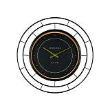 ROYAL BLACK ΡΟΛΟΪ ΤΟΙΧΟΥ 70x70x6cm ΜΕΤΑΛΛΟ ΜΑΥΡΟ ΧΡΥΣΟ ΓΥΑΛΙ