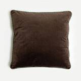 SOLID ΔΙΑΚΟΣΜΗΤΙΚΟ ΜΑΞΙΛΑΡΙ 50x50cm ΒΕΛΟΥΔΟ ΚΑΦΕ