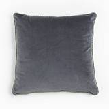 SOLID ΔΙΑΚΟΣΜΗΤΙΚΟ ΜΑΞΙΛΑΡΙ 50x50cm ΒΕΛΟΥΔΟ ΓΚΡΙ