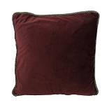 SOLID ΔΙΑΚΟΣΜΗΤΙΚΟ ΜΑΞΙΛΑΡΙ 50x50cm ΒΕΛΟΥΔΟ ΜΠΟΡΝΤΩ