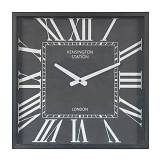 SQUARE ΡΟΛΟΪ ΤΟΙΧΟΥ 40x40x9cm ΜΕΤΑΛΛΟ ΜΑΥΡΟ ΛΕΥΚΟ ΓΥΑΛΙ