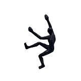 CLIMBER ΔΙΑΚΟΣΜΗΤΙΚΟ ΤΟΙΧΟΥ 14x6x24cm POLYRESIN ΜΑΥΡΟ ΧΡΥΣΟ