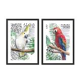 OMU ΠΙΝΑΚΑΣ 42x56x2cm MDF ΠΟΛΥΧΡΩΜΟ ΧΑΡΤΙ ΜΑΥΡΟ