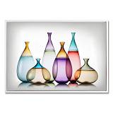 BOTLI ΠΙΝΑΚΑΣ ΔΙΑΚΟΣΜΗΣΗΣ 93x63x4cm ΚΑΜΒΑΣ ΠΟΛΥΧΡΩΜΟ ΞΥΛΟ ΛΕΥΚΟ