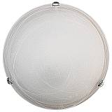 CCC 1701-30 WH ΠΛΑΦONΙΕΡΑ ΛΕΥΚΟ ΓΥΑΛΙ ΑΛΑΒΑΣΤΡΟ 2XE27