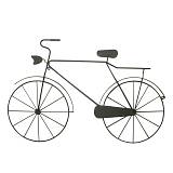 TANDEM ΔΙΑΚΟΣΜΗΤΙΚΟ ΤΟΙΧΟΥ 65x1x43cm ΜΕΤΑΛΛΟ ΜΑΥΡΟ