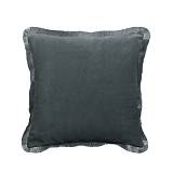 MOANNE ΔΙΑΚΟΣΜΗΤΙΚΟ ΜΑΞΙΛΑΡΙ 45x45cm ΒΕΛΟΥΔΟ ΓΚΡΙ