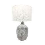 CIMENT ΦΩΤΙΣΤΙΚΟ ΕΠΙΤΡΑΠΕΖΙΟ 20x20x53cm ΚΕΡΑΜΙΚΟ ΓΚΡΙ ΛΕΥΚΟ ΥΦΑΣΜΑ ΛΕΥΚΟ