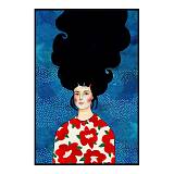 PEACE ΠΙΝΑΚΑΣ ΔΙΑΚΟΣΜΗΣΗΣ 80x120x5cm ΚΑΜΒΑΣ ΠΟΛΥΧΡΩΜΟ ΞΥΛΟ ΜΑΥΡΟ