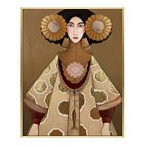 NORI ΠΙΝΑΚΑΣ ΔΙΑΚΟΣΜΗΣΗΣ 80x100x5cm ΚΑΜΒΑΣ ΠΟΛΥΧΡΩΜΟ ΞΥΛΟ ΧΡΥΣΟ