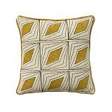 SAMOAN A ΔΙΑΚΟΣΜΗΤΙΚΟ ΜΑΞΙΛΑΡΙ 50x50cm ΒΑΜΒΑΚΙ ΜΠΕΖ DIJON ΒΙΣΚΟΖΗ