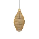 RUCHE ΦΩΤΙΣΤΙΚΟ ΟΡΟΦΗΣ 30x30x44cm ΜΕΤΑΛΛΟ ΧΡΥΣΟ