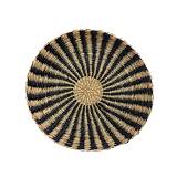 JABBAR ΔΙΑΚΟΣΜΗΤΙΚΟ ΤΟΙΧΟΥ 40x40x3cm SEAGRASS ΦΥΣΙΚΟ ΜΑΥΡΟ