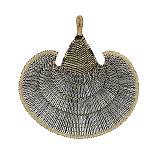 JABBAR ΔΙΑΚΟΣΜΗΤΙΚΟ ΤΟΙΧΟΥ 85x59cm SEAGRASS ΦΥΣΙΚΟ ΜΑΥΡΟ