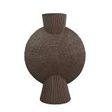 BODIL ΒΑΖΟ 32x16x44cm POLYRESIN ΚΑΦΕ