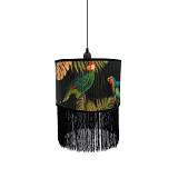 TROPICAL BIRDS A ΦΩΤΙΣΤΙΚΟ ΟΡΟΦΗΣ 30x30x20cm BAMBOO ΠΟΛΥΧΡΩΜΟ ΜΑΥΡΟ