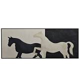 POWER OF FREEDOM ΠΙΝΑΚΑΣ ΔΙΑΚΟΣΜΗΣΗΣ 180x70x4cm ΚΑΜΒΑΣ ΜΠΕΖ ΜΑΥΡΟ ΜΑΥΡΟ